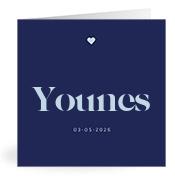 Geboortekaartje naam Younes j3