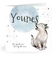 Geboortekaartje naam Younes j4