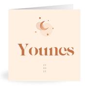 Geboortekaartje naam Younes m1