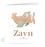 Geboortekaartje naam Zayn j1