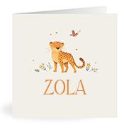 Geboortekaartje naam Zola u2