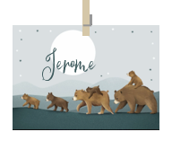 Geboortekaartje naam Jerome j2