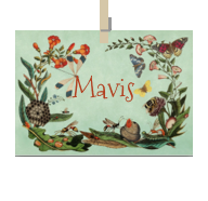 Geboortekaartje naam Mavis u2