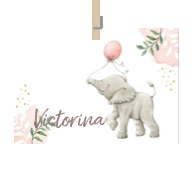 Geboortekaartje naam Victorina m2