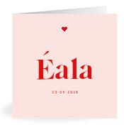 Geboortekaartje naam Éala m3
